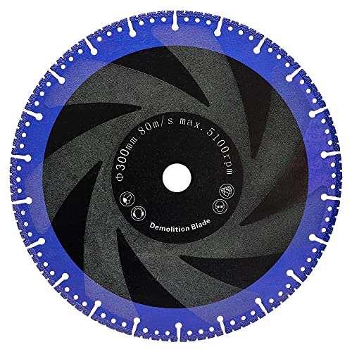 Diapro Metal Cutting Bladde 12" Cut Off Wheel Diamond Blade For Rebar Sheet Cast Iron Stainless Steel #TOP1