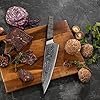 Seido-Knives-5-Piece-Meisai-Damascus-Steel-Knife-Set-Hand-Forged-Quality-with-Exquisite-Damascus-Pattern-Includes-Gyuto-Kiritsuke-Nakiri-Santoku-and-Utility-Chef-Knives Seido Knives 5-Piece Meisai Damascus Steel Knife Set - Hand-Forged Quality with Exquisite Damascus Pattern - Includes Gyuto, Kiritsuke, Nakiri, Santoku, and Utility Chef Knives