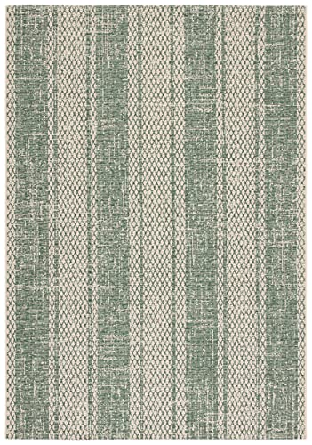 Tapete SAFAVIEH 2' x 3'7" Beige Verde Oscuro miniatura 1