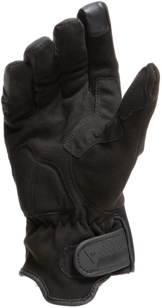 Dainese Stafford D-Dry Gloves, Guantes Moto Transpirables Verano, Hombre, Negro/Antracita, L