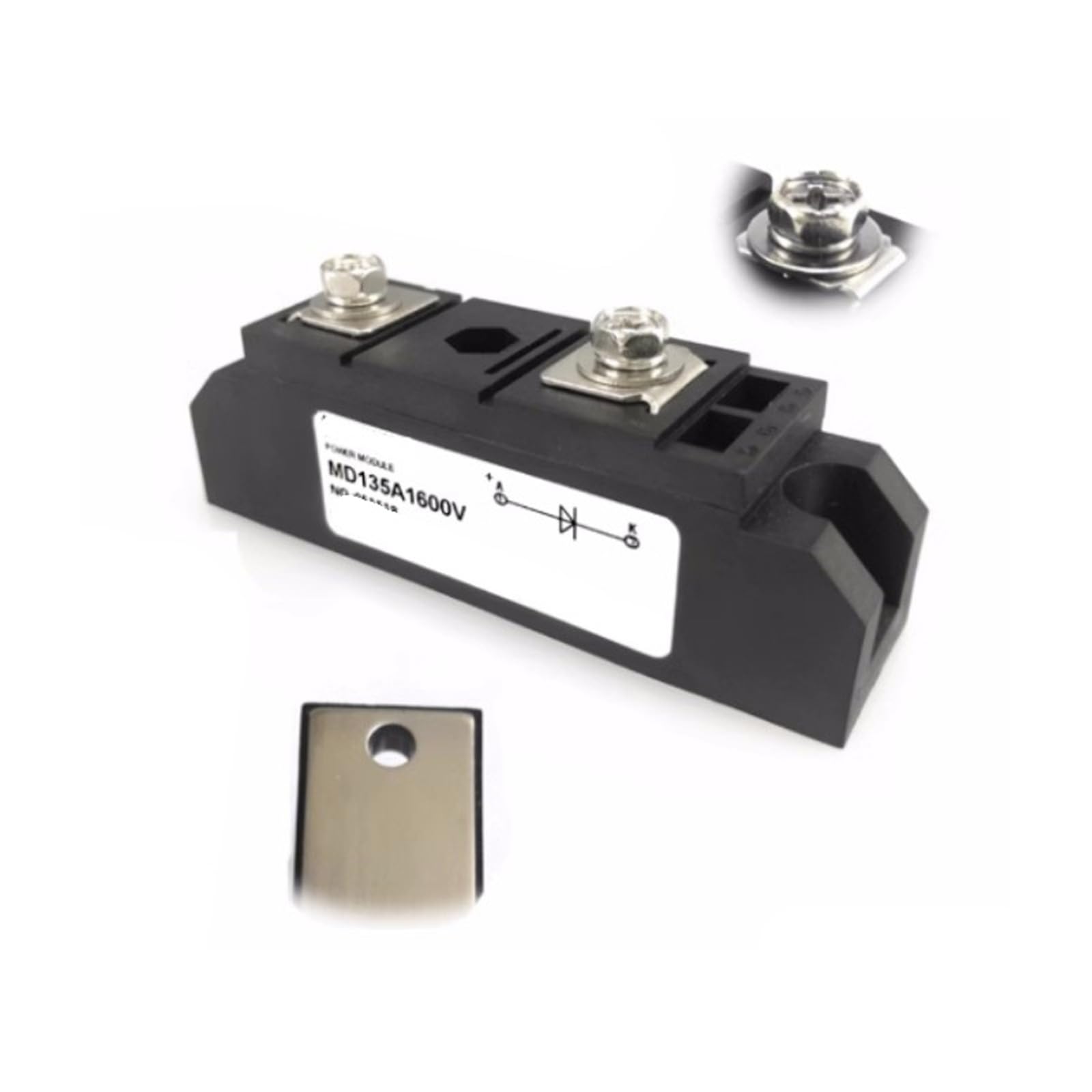 MD90A-16 Diodo fotovoltaico antiretroceso 26A a 500A 100A 1600V Diodo 40A 55A 70A 90A 200A 300A 400A 500A 160A 130A 110A 250A (130A)