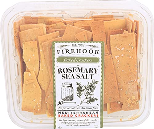 2-Pack of Firehook Rosemary Sea Salt Baked Crackers - 7 Oz