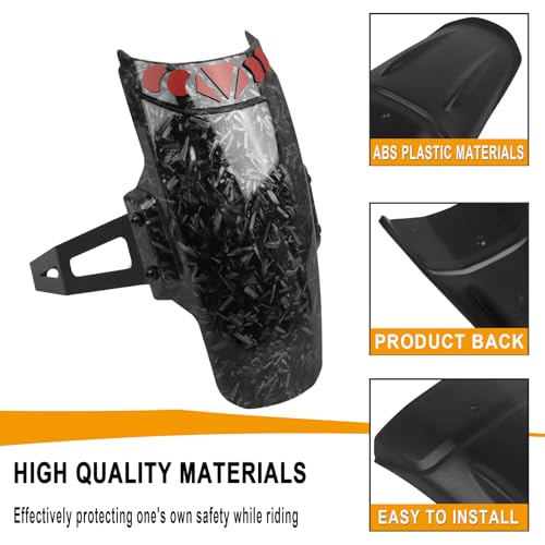 Image of Motorcycle Front Mudguard Extender Extension Fender Bracket Replacement for HONDA CRF1000L 16-19 CRF 1000L ADV 18-19 CRF1100L ADV 20-23 Wheel Mudguards Splash Guard Cover(Type B)