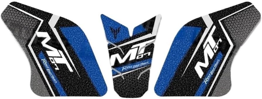 Tank Traction Pad Motorcycle Frosted Fuel Tank Kit Sticker Protection Traction Pad Decals for Mt 07 Mt-07 MT 2024 2023 2022 2021