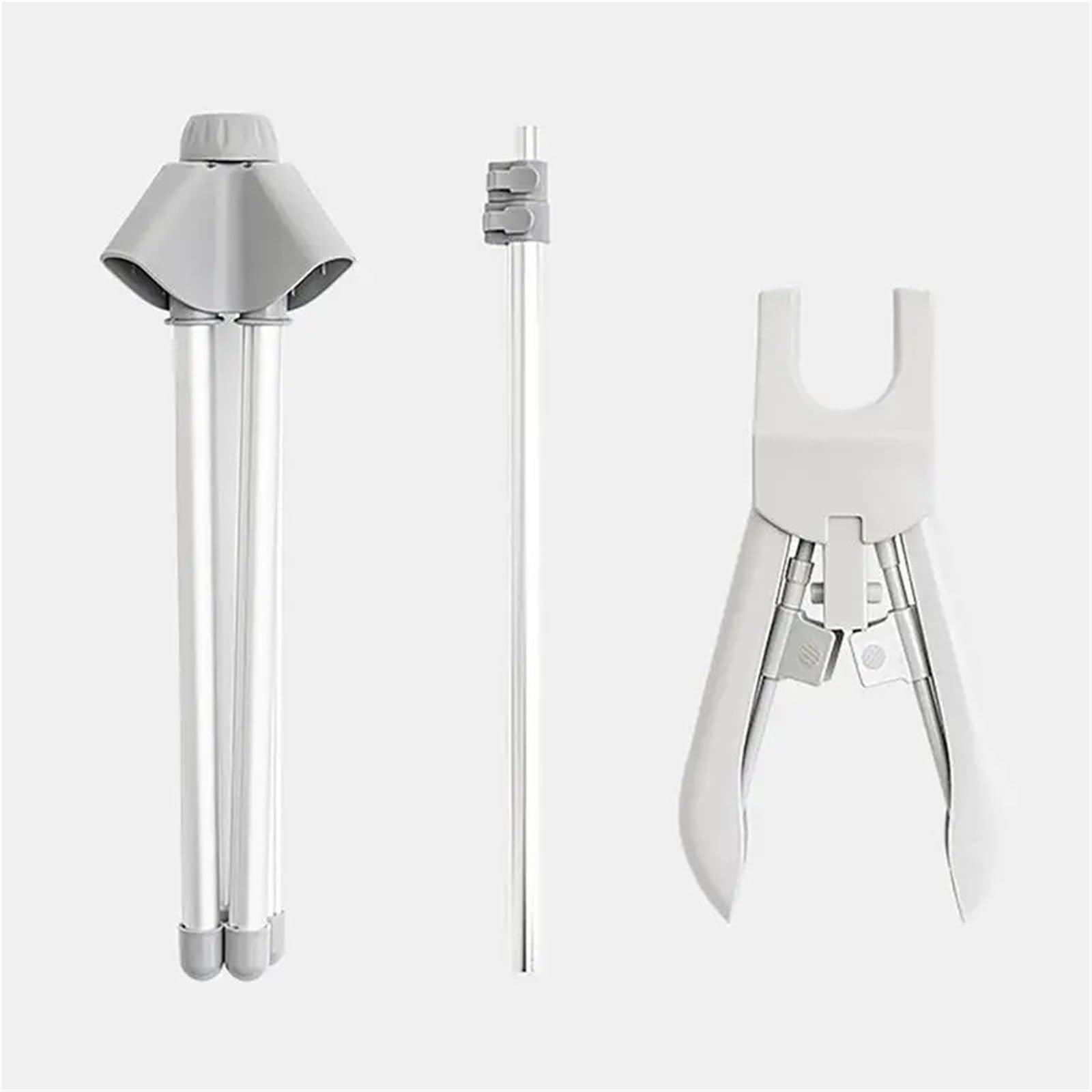 Porta Abiti da Stiro Regolabile in Altezza for Supporto for ASSE da Stiro(Grey)