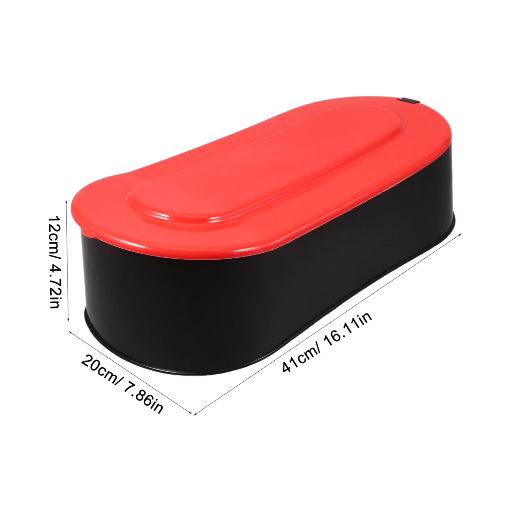 minkissy Plastic Portable Urinal Bedside Potty Temporary Camping Toilet Soft Close Round Seat for Easy Use