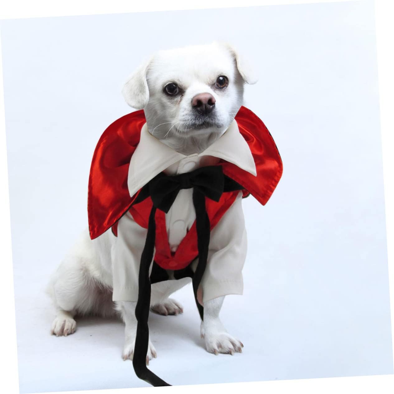 NOLITOY 3pcs Halloween Pet Costume Funky Bloodsucker Outfit for Dogs Cape Soft for Parties and Special Occasions Various