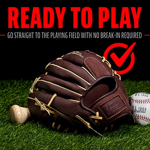 image for Franklin Sports Baseball Gloves - RTP Pro Baseball Fielding Glove - In