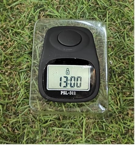 Image of SXH Zikr with LED Beep Sound Time Clock & Reset Button 8 Channel, Matte Black Color Pack of 1