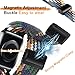 3 Pack Braided Magnetic Clasp Bands for Kids Apple Watch 38/40/41/42/44/45/46mm, Elastic Stretchy Strap Compatible with iWatch Series 11 10 9 8 7 6 5 4 3 2 1 SE3 SE2 SE Girls Boys Small Wrist