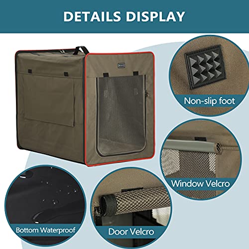 Petsfit Foldable Cat Kennel,Cat Cage,Dog Kennel,Lightweight Pet Kennel