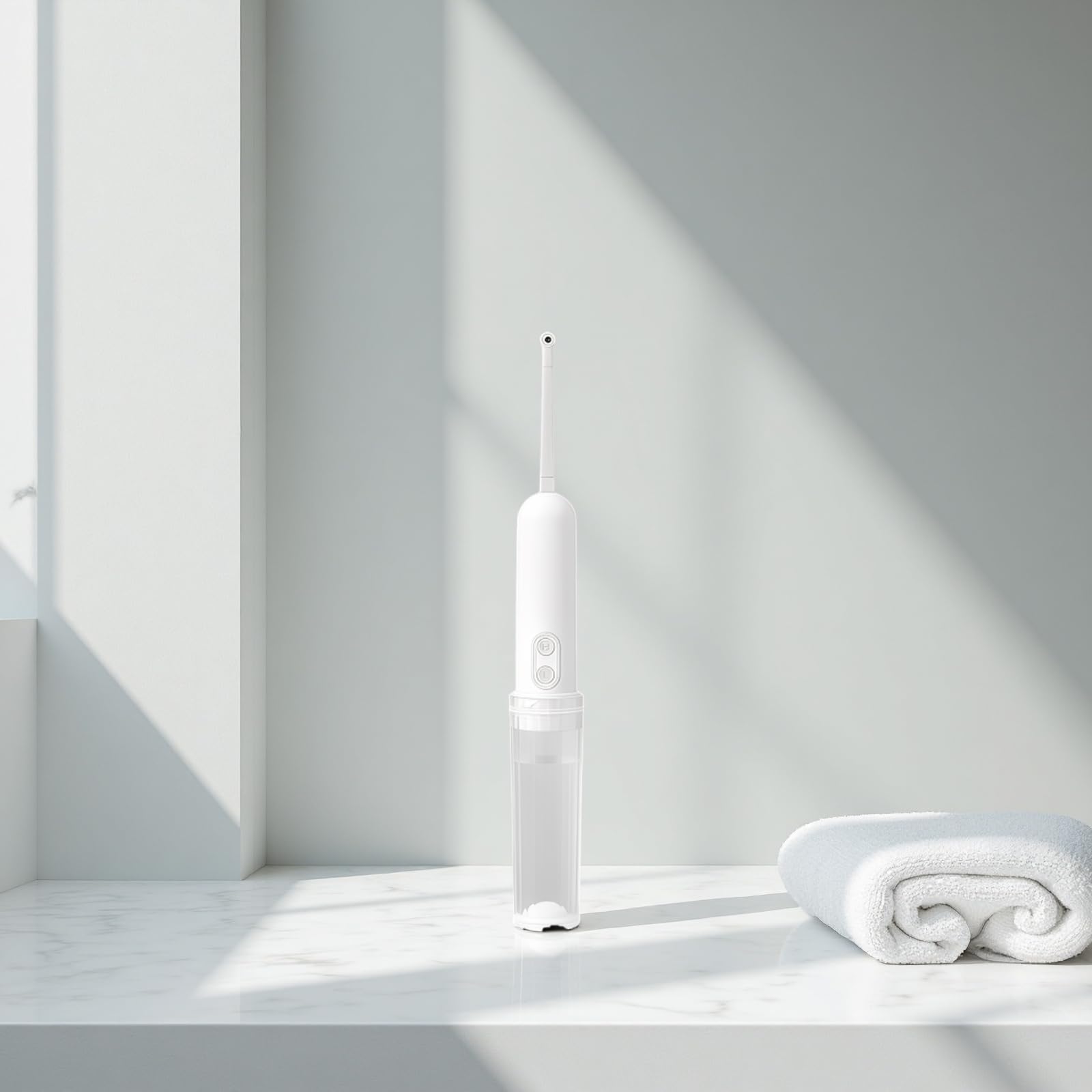Bidé portátil para viajes, pulverizador eléctrico de mano, boquilla ajustable, 2 ajustes de presión de agua, bidé compacto para cuidado posparto e higiene personal
