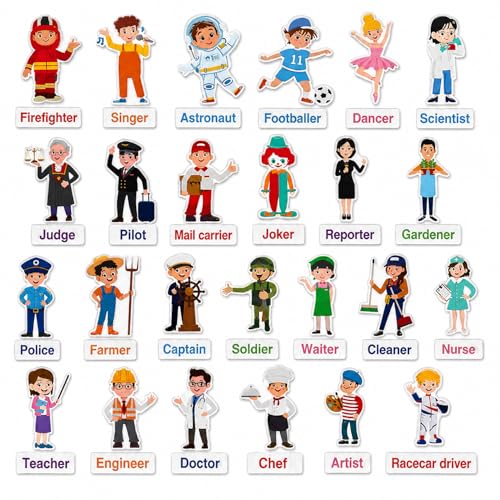 Mots en feutre éducatifs pour enfants et vocabulaire des médecins pour tableau