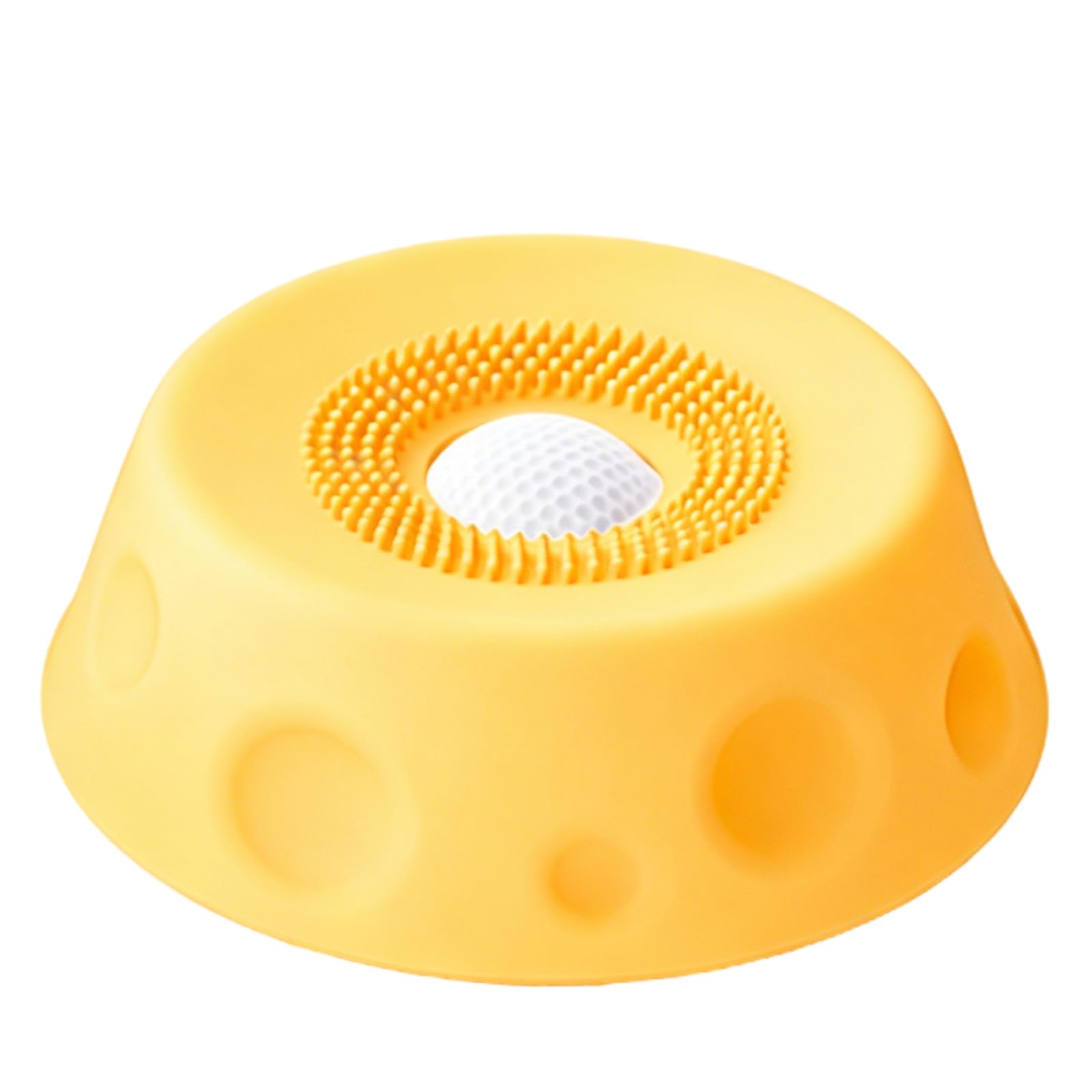 8,5 oz Hundeleckschale mit Ball aus lebensmittelechtem Silikon, Rutschfester Slow-Feeder-Hundenapf für Beschäftigung, Baden und Reisen, 17,3 × 5,6 cm interaktive Leckmatte für Hunde und Katzen