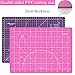 39 Pcs Rotary Cutter Set Pink - Quilting Kit incl. 45mm Fabric Cutter with 5 Extra Blades, A4 Cutting Mat, Craft Knife Set, Quilting Ruler and Sewing Clips, Ideal for Crafting, Sewing, Patchworking