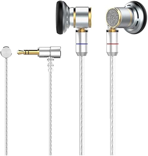 ZFD Auricolari in-Ear cablati Auricolari Alta risoluzione Design
ergonomico con Telecomando Microfono Cuffie cablate Rimovibili Adatte
per Sport : Cuffie con cavo