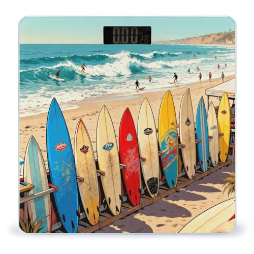 Báscula Digital de Baño California Surfboards 400 lb miniatura 1