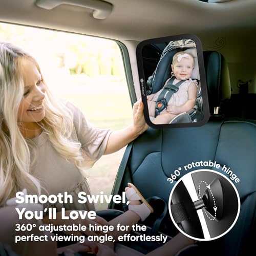 KeaBabies Baby Car Seat Mirror