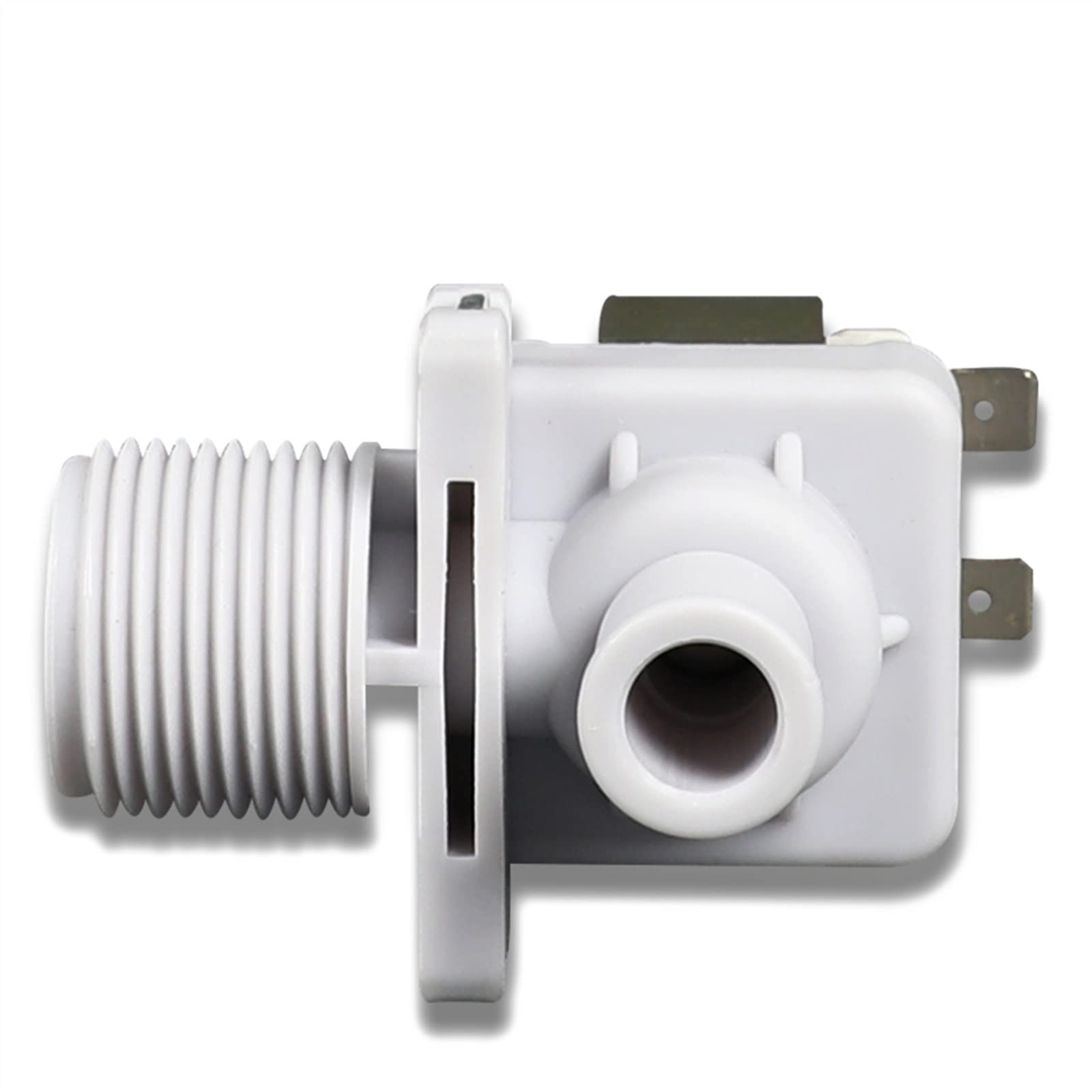 Plastikowy zmotoryzowany zawór elektromagnetyczny, fontanna do picia, pralka, 24 godziny, praca ciągła, 12 V, 24 V, 220 V, 1 szt. (normalnie zamknięty, DC 12 V)