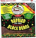 Mexicali Rose Low Fat Free Refried Black Beans Instant 3 pack