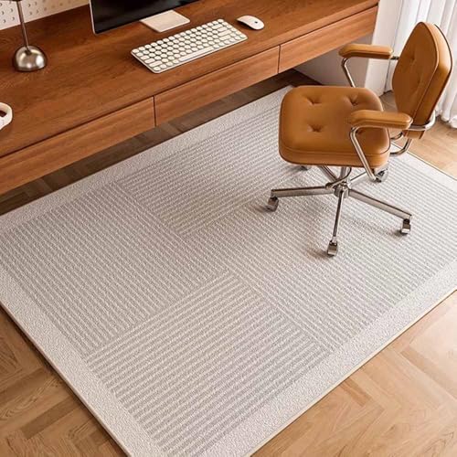 Odot Alfombra para Silla de Escritorio, Estudio Alfombra Protectora Suelo Silla Ruedas Antideslizante Gaming, Tapete de Protección de Oficina, para Parqué Suelos Duros (Rayas Sencillas,80x180cm)