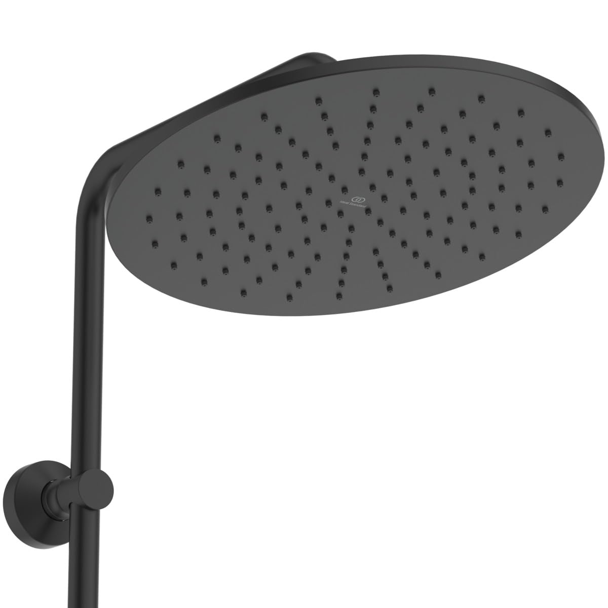 Ideal Standard A7631XG Ceratherm S200 system prysznicowy z termostatem prysznicowym i półką – słuchawka prysznicowa i głowica prysznicowa Ø 30 cm – wąż prysznicowy 150 cm – kolor Silk Black