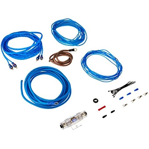 Stinger Select SSK8-8AWG AMP Complete Wiring Kit - Complete 8 Gauge CCA Amplifier Wiring Kit w/ 2 Channel RCA Interconnects & MIDI Fuse w/Holder - Car Audio installation accessory Cover