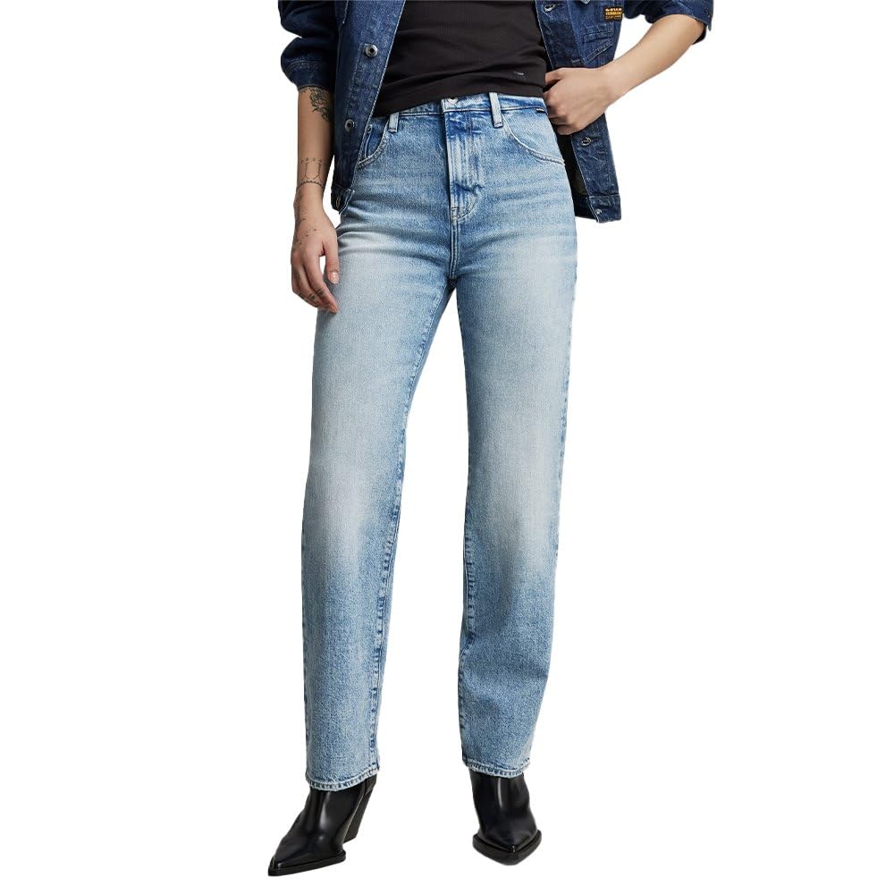 G-Star Damen Viktoria High Straight Jeans