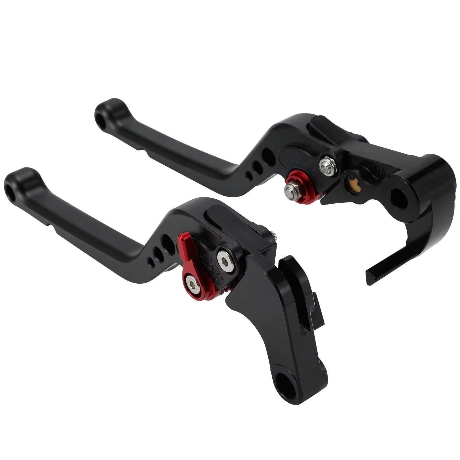 Leva Frizione Freno per R6 2016 2017 2018-2024 Moto Leva di Frizione del Freno Anteriore Maniglie di Controllo Tamburo Leva Pieghevole Regolabile Pit Elettrico Dirt Bike(Black)