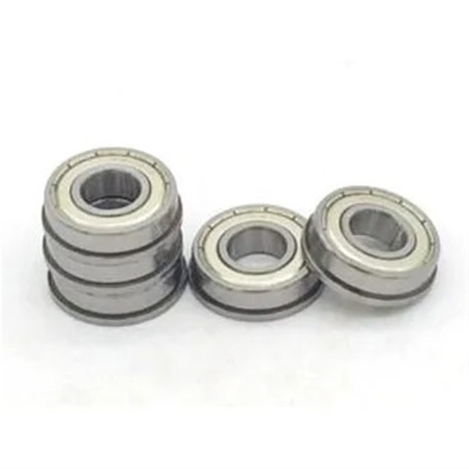 Cuscinetti a sfere a gola profonda 10 pezzi F6001ZZ ABEC-1 cuscinetti a sfere a gola profonda flangiati con flangia 12x28x8mm