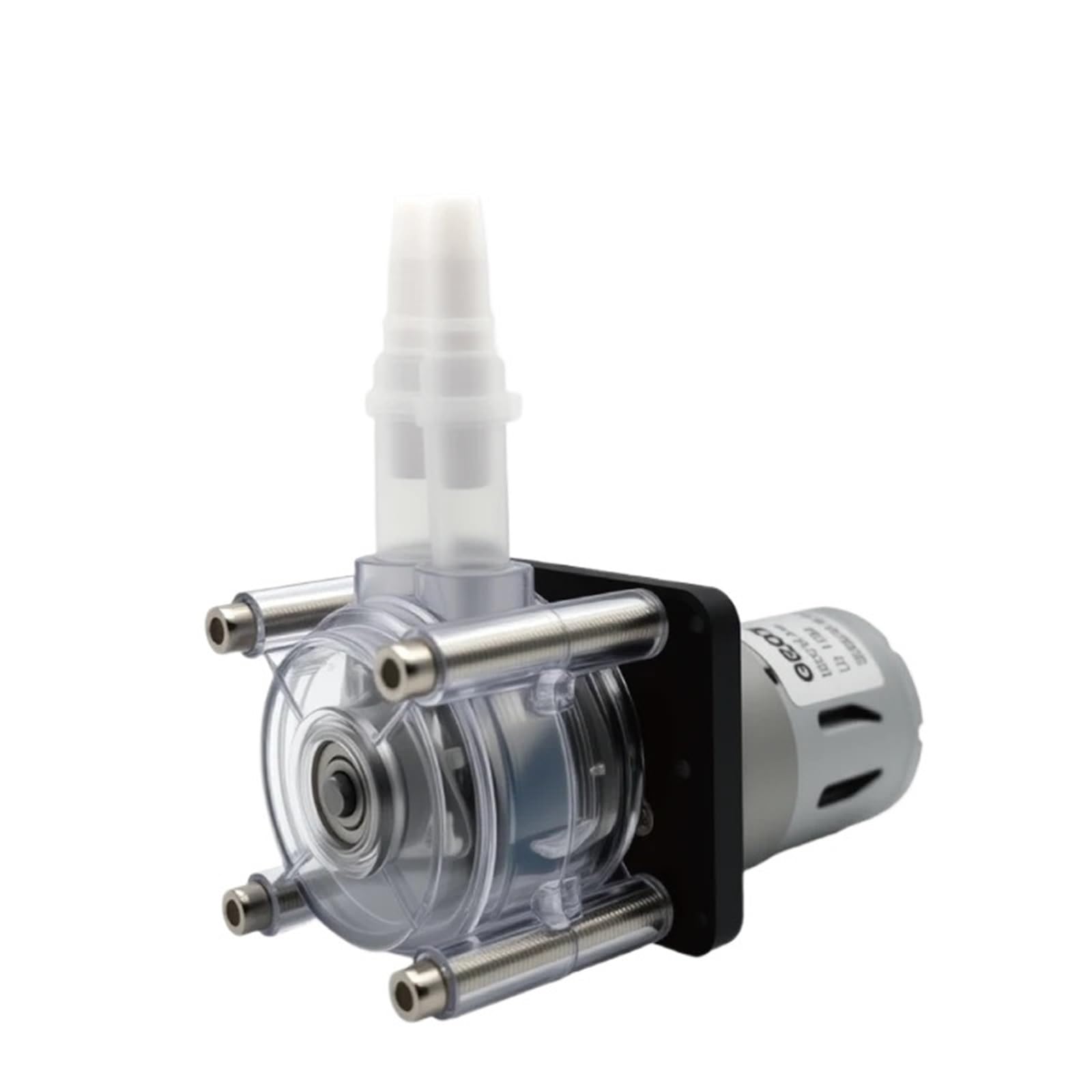 1 szt. 12 V/24 V 500 ml/min pompa perystaltyczna z przezroczystą głowicą PC - samozasysająca korozja do akwarium, automatyczna wymiana wody