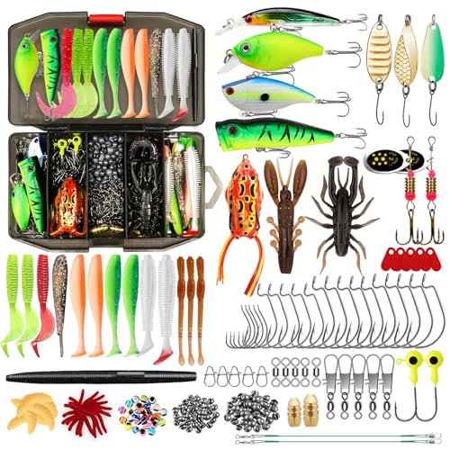 Jigs Angelköder Set - 12 Stück Silikon Köder | Für Barschangeln | Outdoor Camping & Familie