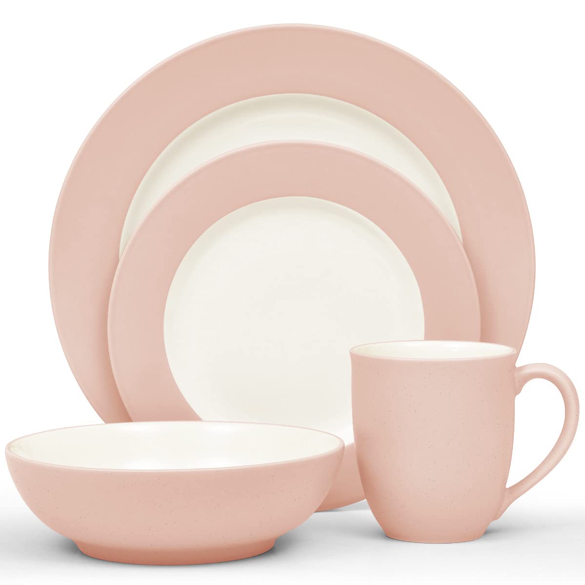 NoritakePink Colorwave 4-Piece Rim Place Setting