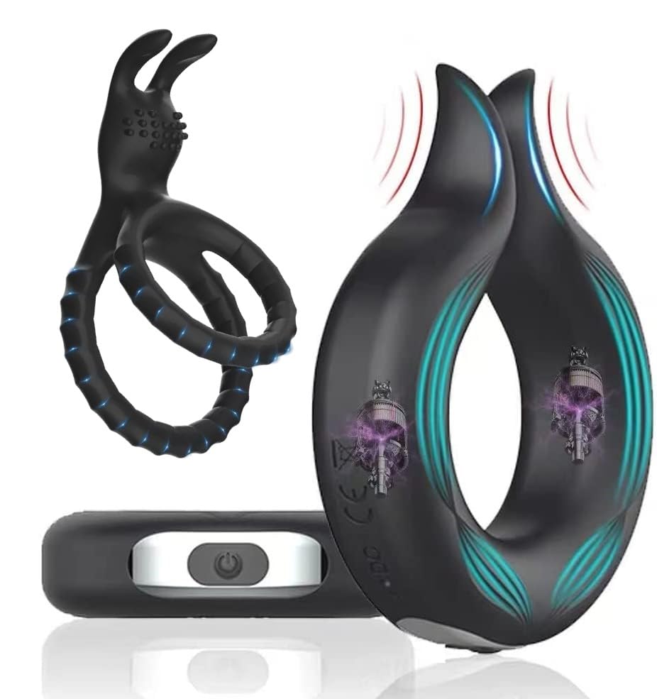 Silicone Penis Rings Set, Stretchy Cock Rings for Men Longer Harder Bigger Erections, Better Sex Pleasure Enhancing Adult Sex Toys for Men Couples Sweatshirt 3EE4