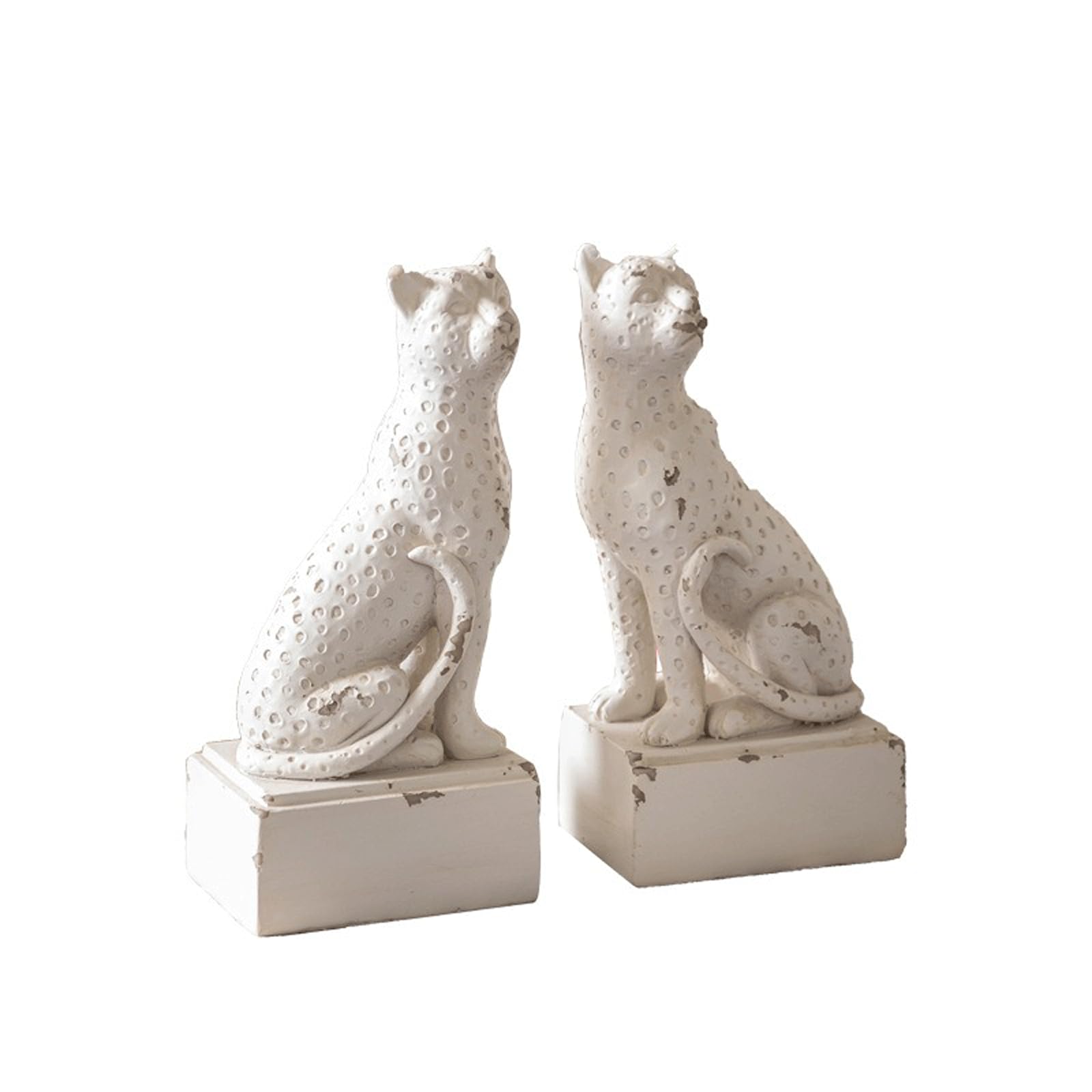 Sujetalibros modernos de gato para decorar el salón de forma rústica