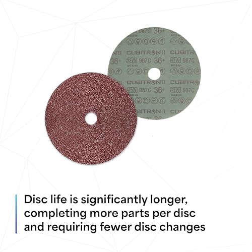 3M ABR-982C-36-7x0.825(25) Cubitron II Fiberscheibe, 17,8 x 2,2 cm, Klasse 36+ (25 Stück)