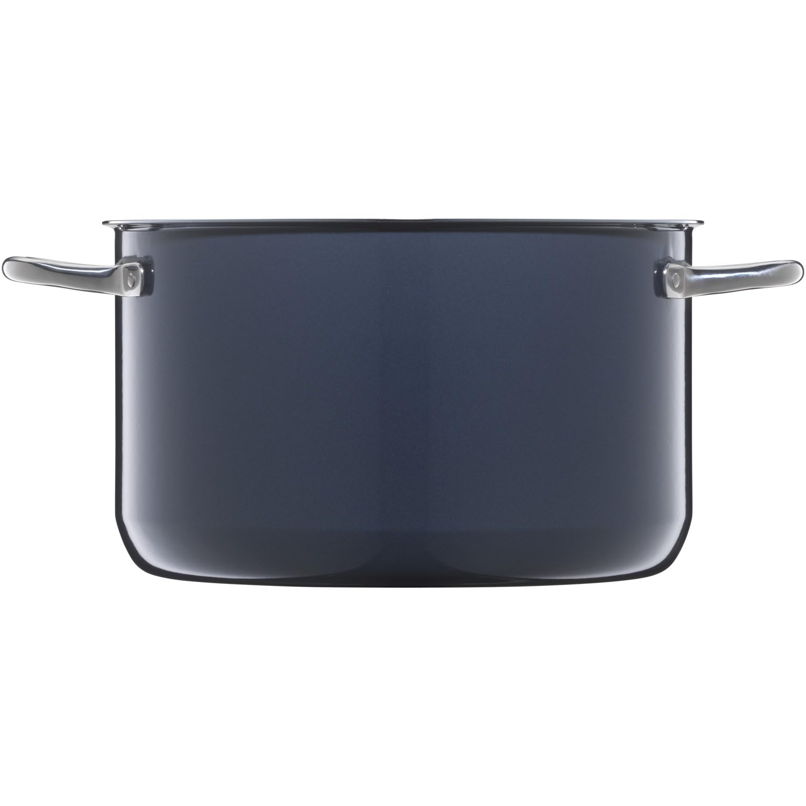 WMF Fusiontec Essential Pentola 24 Cm – 6,4L, Induction, Vetro, Made In Germany, Nero