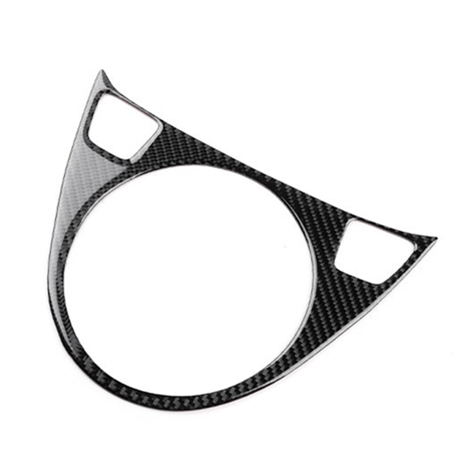 Compatible with Fiat 500C 2012 2013 2014 2015 500 2008-2015 for MT/AT Car Gear Shift Trim Sticker Decoration Cover Interior Parts LHD RHD Car Decoration(Black)