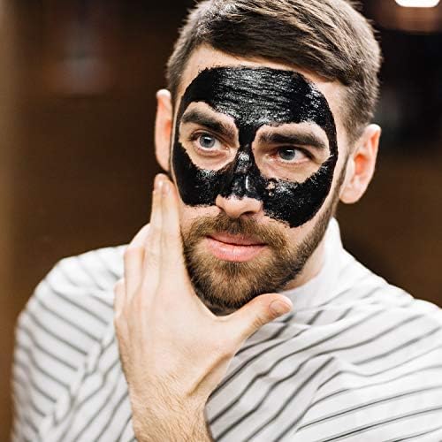 7th Heaven for Men - Black Clay Easy Peel-Off Face Mask with Activated Charcoal and Witch Hazel to Cleanse, Detoxify and Lift Away Grime for Purified Skin