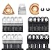 Produktbild Sägeblätter Set, 23 tlg Sägeblätter Kit, Multifunktionswerkzeug Zubehör Multitool sägeblätter zum Schleifen/Schneiden, Universal Multitool Zubehör für Metall, Holz, Kunststoff usw