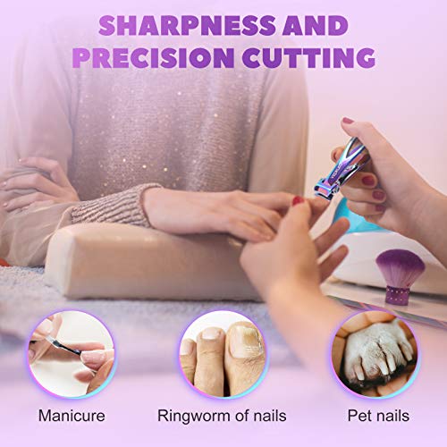 Toenail Clippers for Thick Toenails for Seniors – Vepkuso Ultra Sharp Nail Clippers for Women Large German Fingernail Clippers Cutter Set for Tough Nails, Men, Adult,Gift Idea - Thumbnail 5