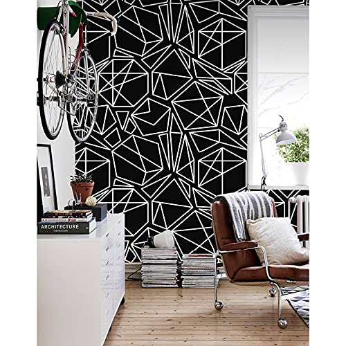 Papier peint géométrique mural décoration grand format 290x290cm