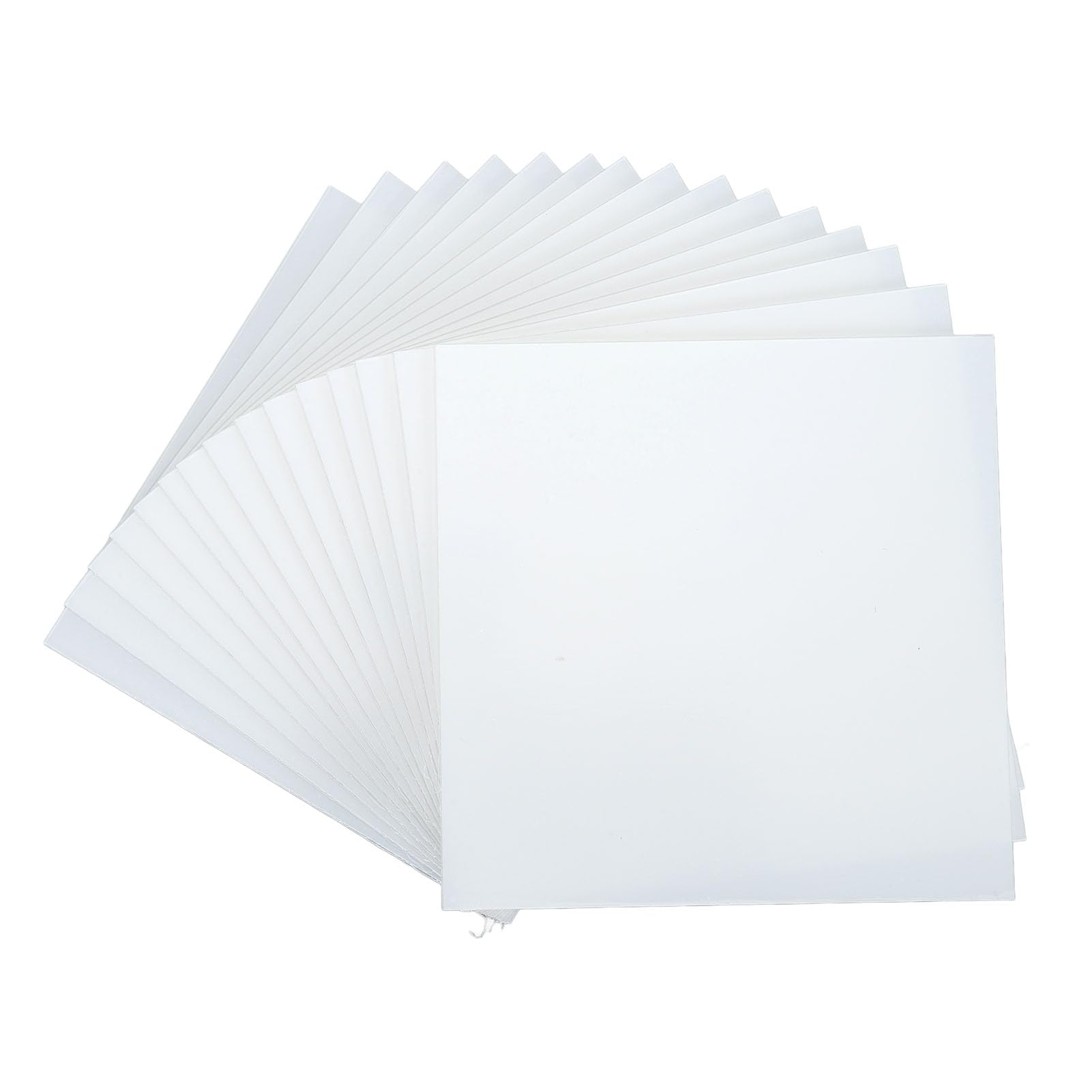 Film de Thermoformage Sous Vide, Feuilles d'attelle de Formage Sous Vide 1,5 Mm Haute Résistance 15 Pièces pour Protège-dents (Carré (HYG TM28 1.5))