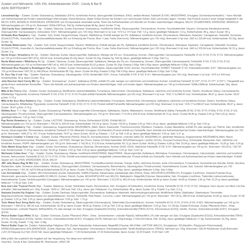 USA XXL Adventskalender 2025 | 24 verschiedene amerikanische Süßigkeiten in Originalgröße | Exklusive Weihnachts-Geschenkbox mit Hershey’s Schokolade & weiteren USA Sweets | Candy & Bar®