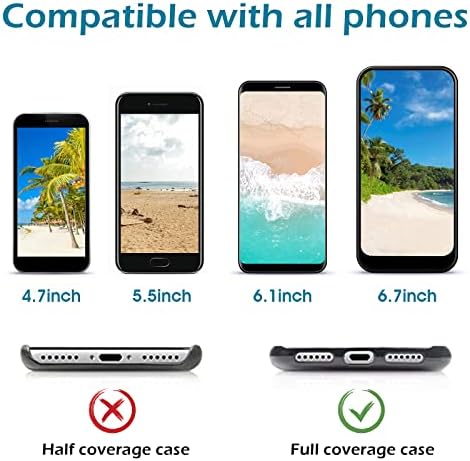 Cobee Phone Lanyards for Around the Neck, 2pcs Universal Cell Phone Lanyards with Detachable Nylon Neck Crossbody Lanyard and 2pcs Pads, Adjustable Mobile Phone Straps Compatible with All Smartphones