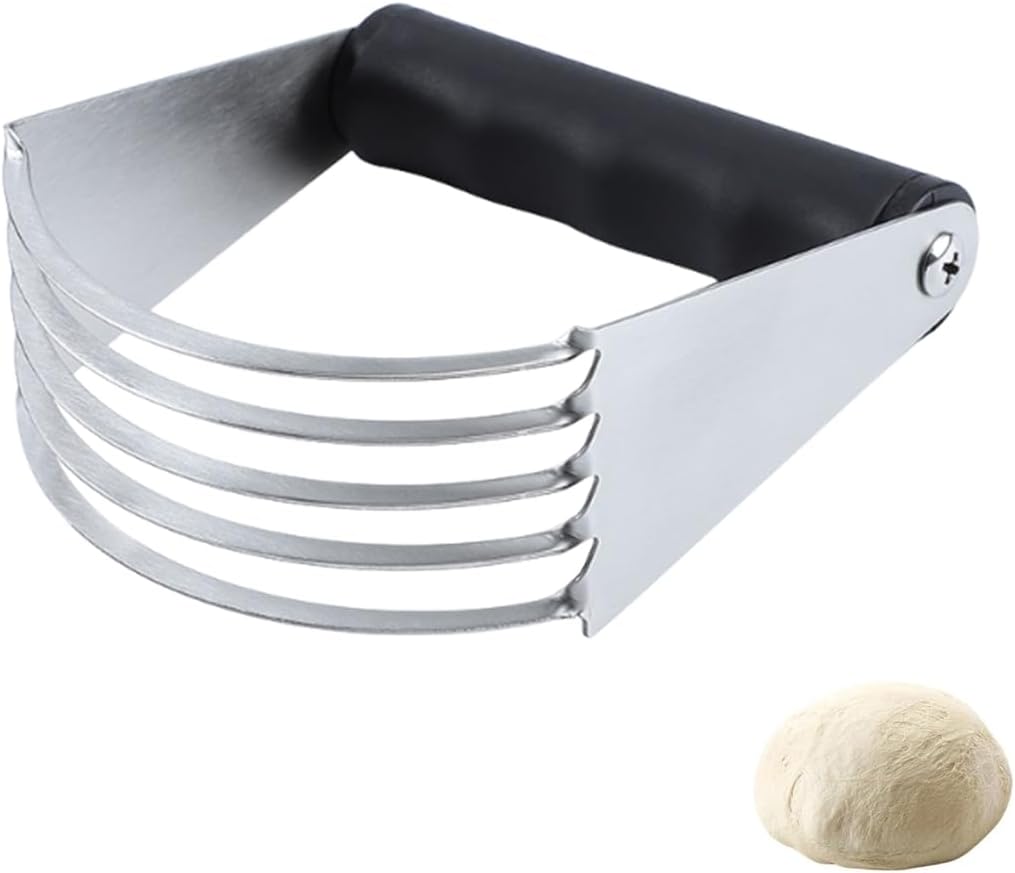 Pastry Blender with Durable Blades, Medium Size for Baking Prep