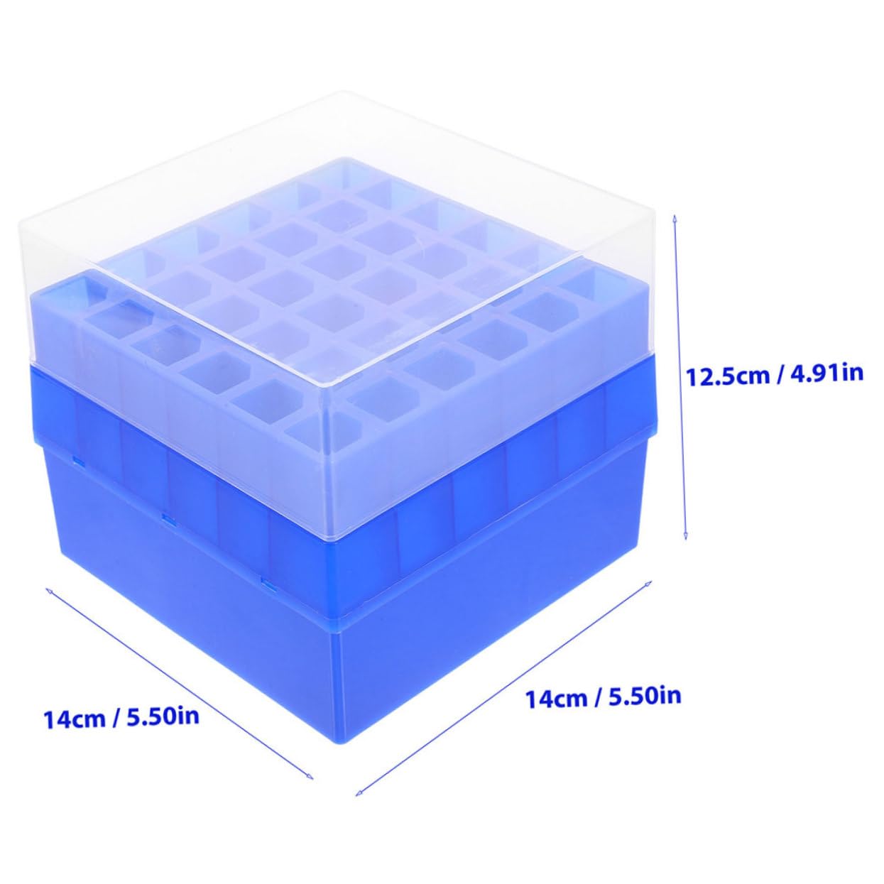 Alipis 2 set Scatola Per Congelatore Custodia Per Provette Organizer Per Provette Custodia Per Provette Custodia Per Provette Custodia Per Provette Supporto Per Provette 2 pezzi*2