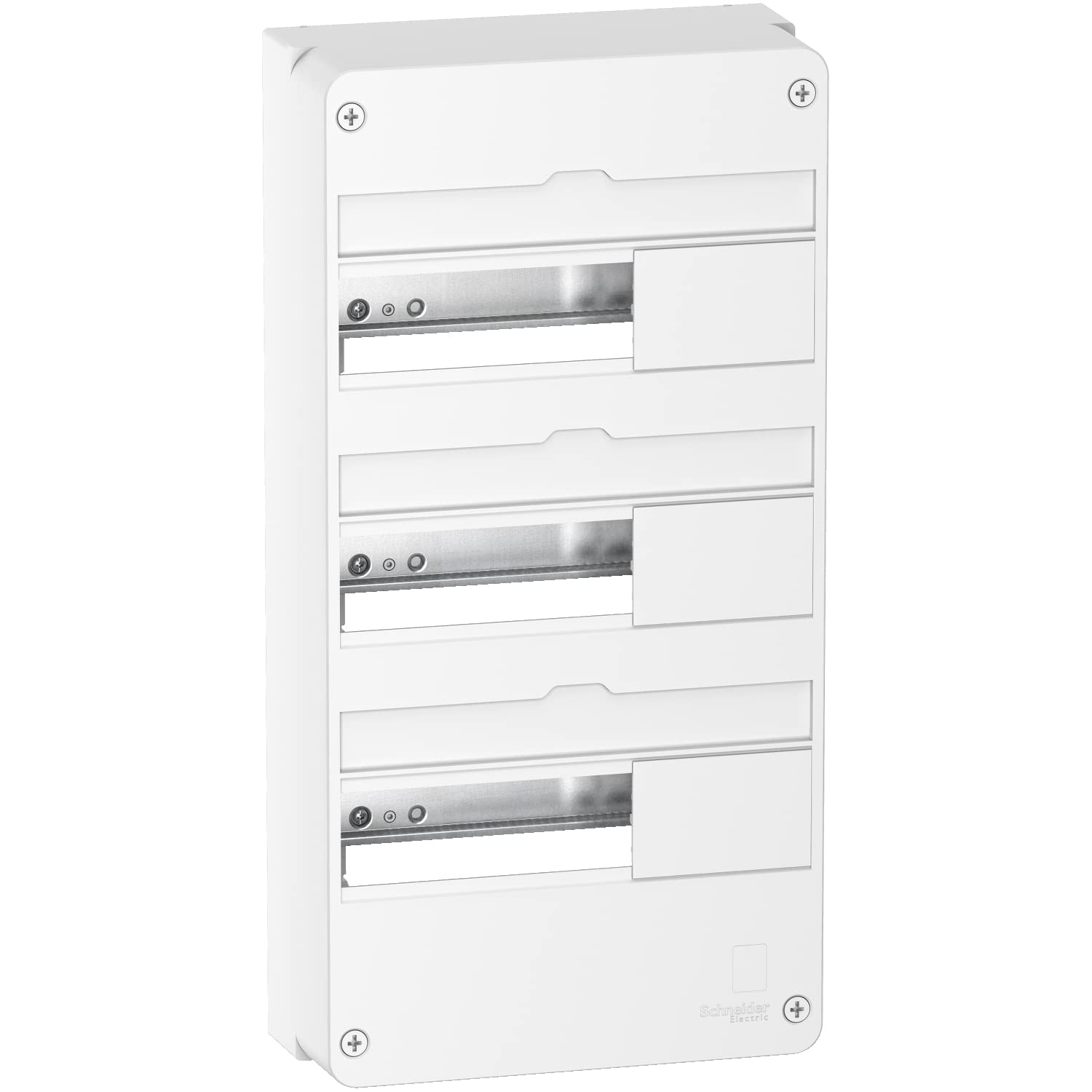 Schneider - Cuadro Eléctrico Resi9 3 Filas 39 Módulos Doble Aislamiento IP40, Entradas Precortadas, Diseño Ergonómico, Ideal para Viviendas Medianas a Grandes, Robusto y Evolutivo