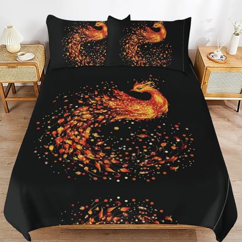Housse de couette 200x200 microfibre douce FeuerPhönix avec fermeture éclair pratique - 2