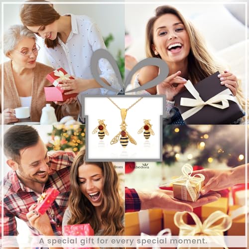 Conjunto de joyas de abejas de plata dorada y ámbar báltico: el regalo ideal para aniversarios 6